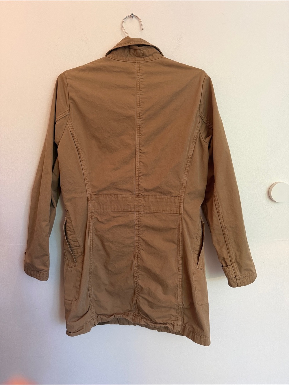 Lucky Brand Tan Trench Coat - Classic Lightweight Design - Picture 6 of 7